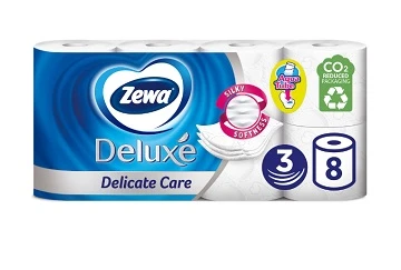 Hartie igienica Zewa Deluxe Delicate Care 3 straturi 8 role